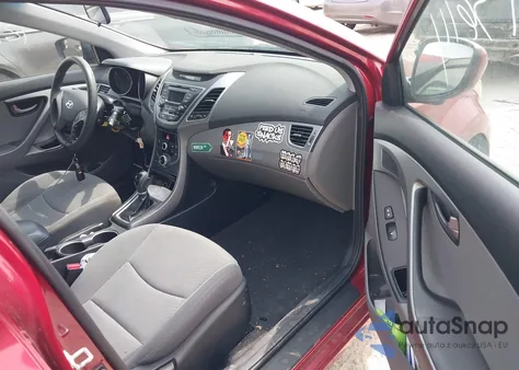 2014 Hyundai Elantra Se из США, поврежденный, VIN 5NPDH4AE4EH540022